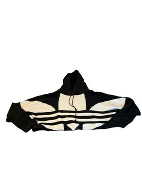 Adidas Originals Large Trefoil Cropped Hoodie